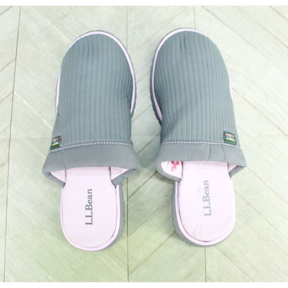 LL Bean Women’s Gray Airlight Indoor Slip-On Slippers Size 6 - Picture 7 of 10